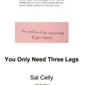 You Only Need Three Legs Ebook Cover - Sal Celly